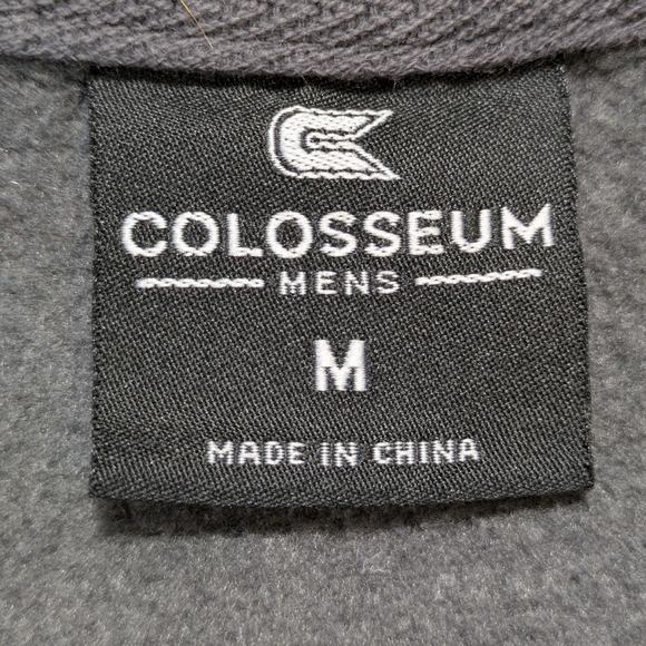 Colosseum Men's Gray U Of Miami Crewneck Sweatshirt Collegiate Cotton Blend Sz M - Picture 7 of 9